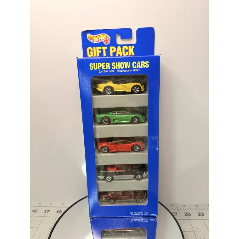 Vintage 1995 Hot Wheels Super Show Cars 5 Pack Gift Pack New Sealed 13502 Rare